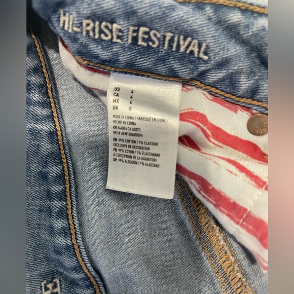 American Eagle Jean Shorts size 4 - Picture 4 of 4